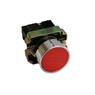 Кнопка управления с фиксацией 10А, 400V, красная